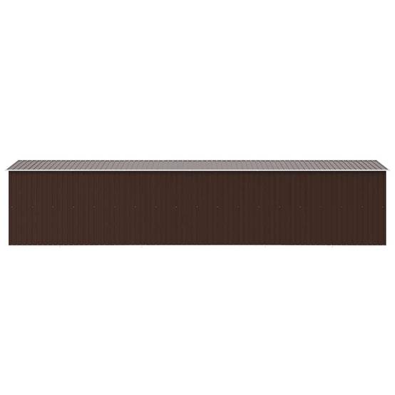 Vidaxl - Abri de jardin Marron 257x990x181 cm Acier galvanisé vidaXL 47039 - Image 7