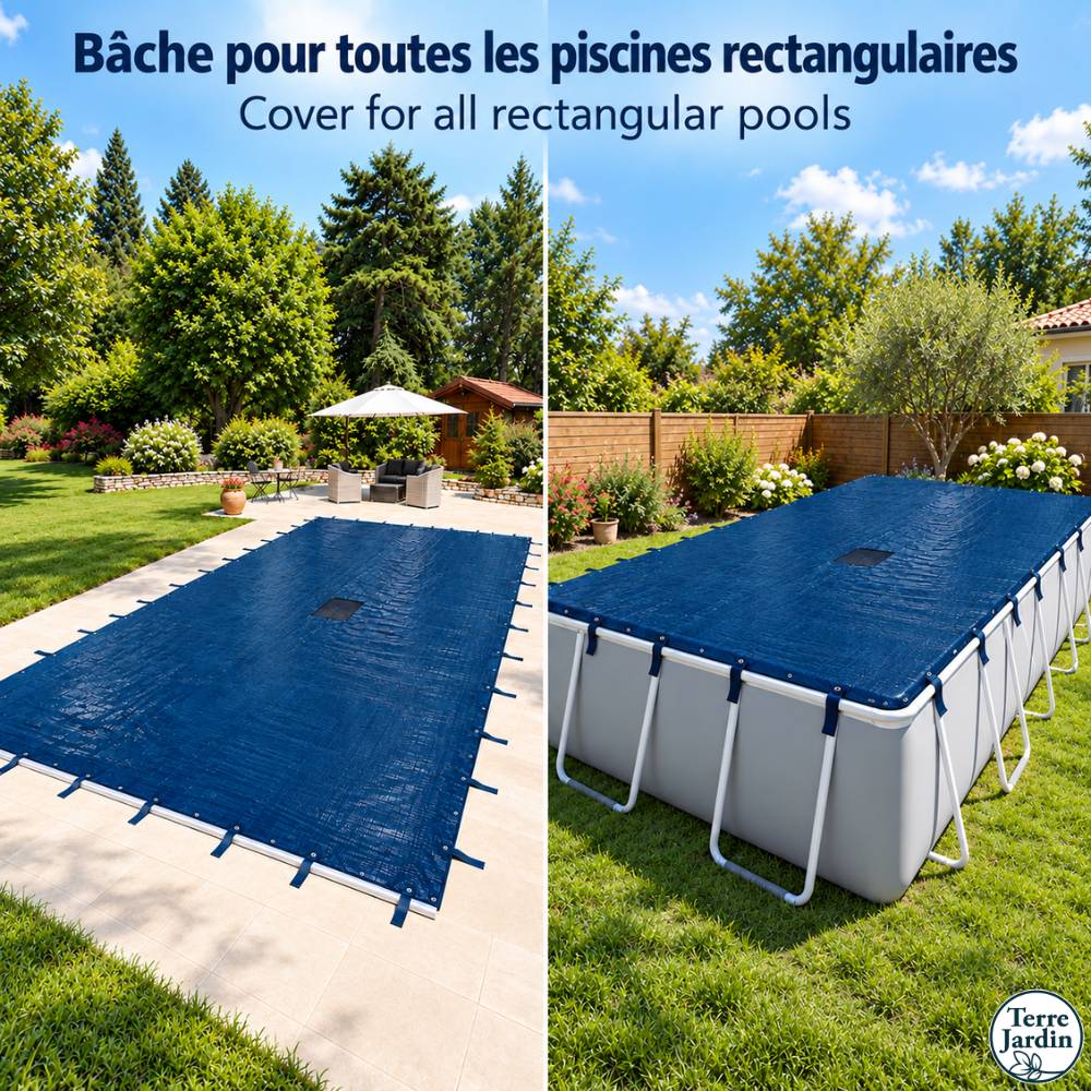 Terre Jardin - Bâche piscine rectangulaire - Image 8