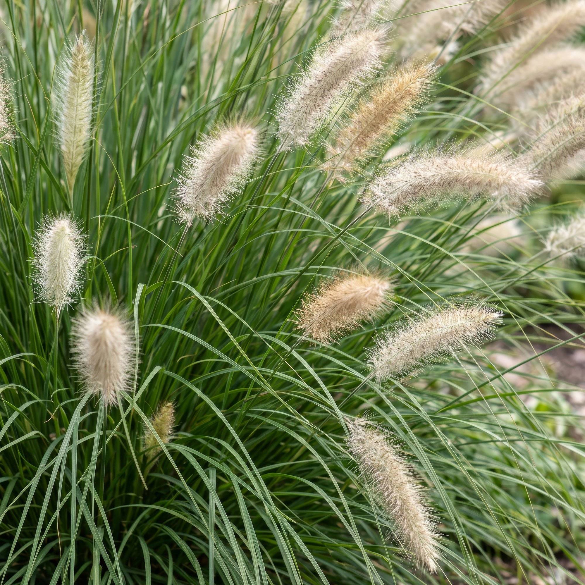 Herbe aux écouvillons 'Hameln' (Pennisetum alopecuroides) - graminée ornementale - Pot 11 cm - Hauteur 25 cm - 12 plants - Plantes d'intérieur - Image 5