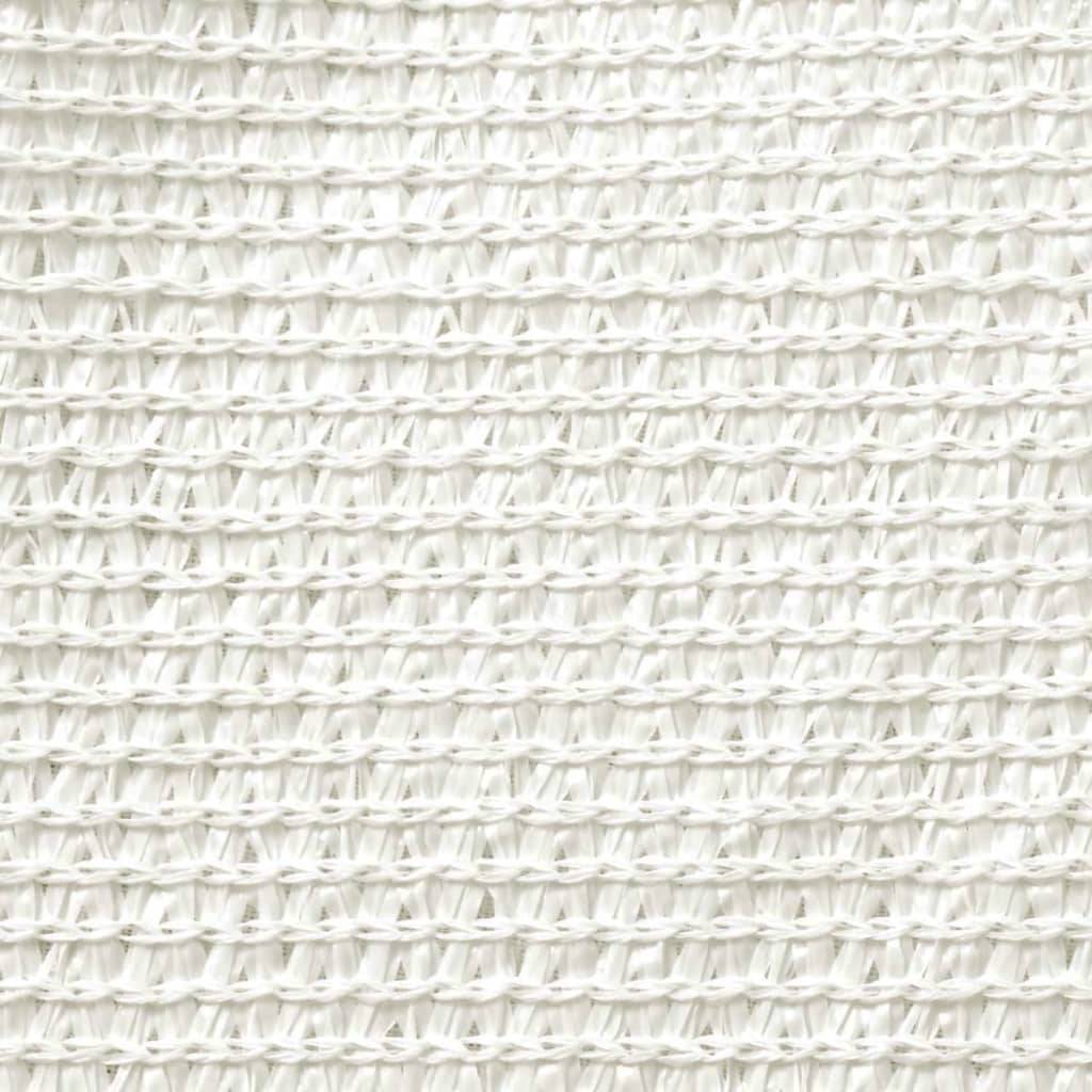 Helloshop26 - Voile d'ombrage 160 g/m² PEHD 6 x 6 m blanc - Image 2