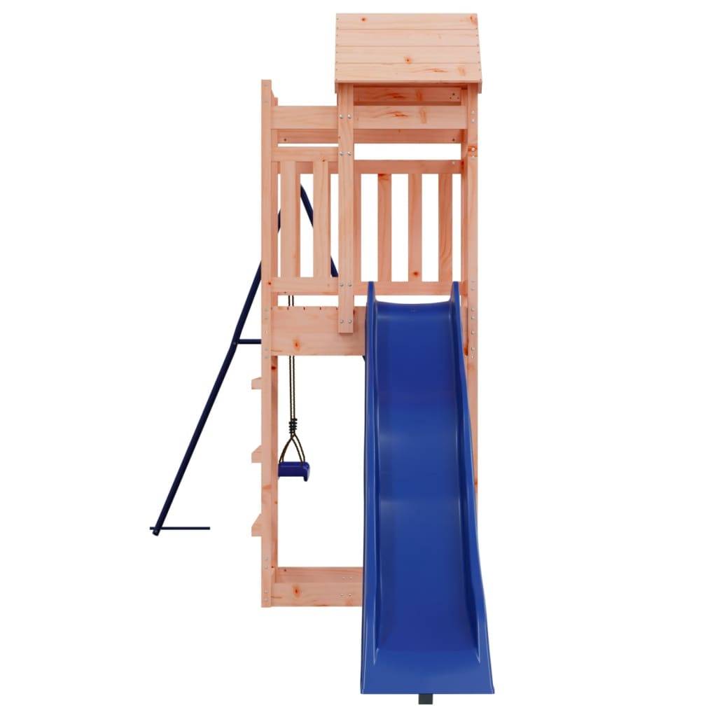 Helloshop26 - Aire de jeux d'extérieur balançoires toboggan portiques robuste jeux jardin 422 x 185 x 238 cm bois massif de douglas - Image 5