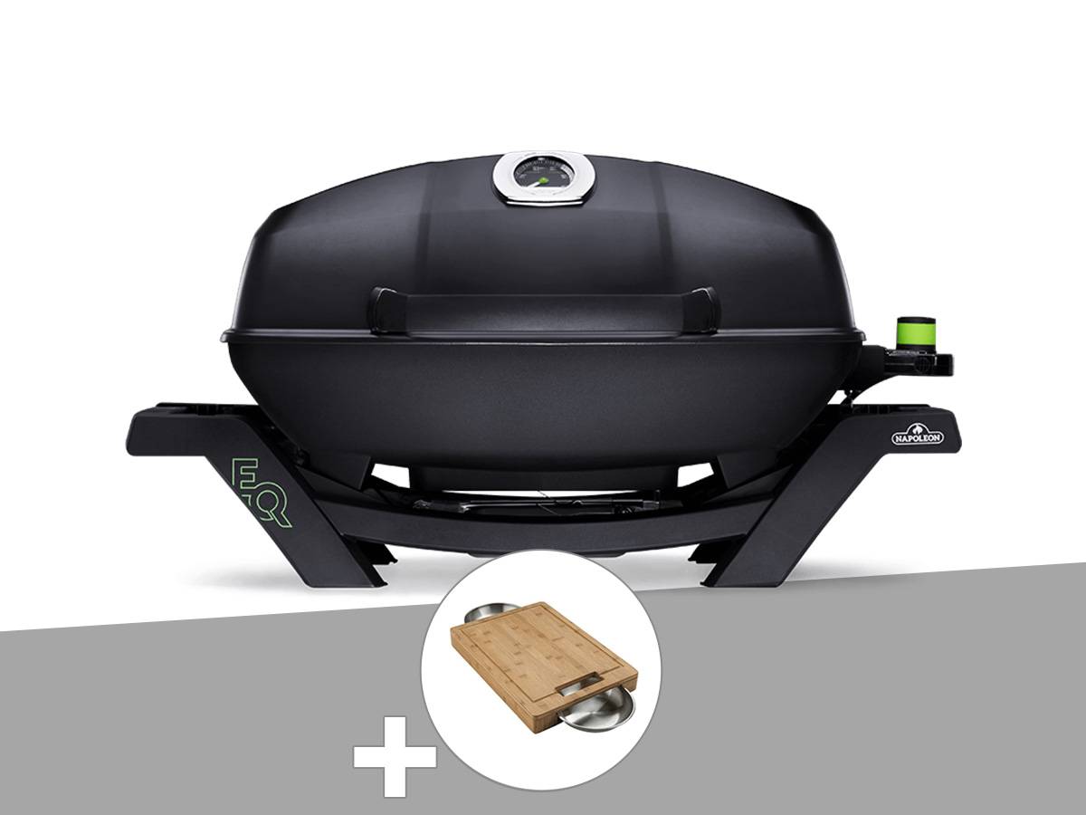 Napoleon - Barbecue électrique Travel Q PRO285E + Planche à découper - Napoleon