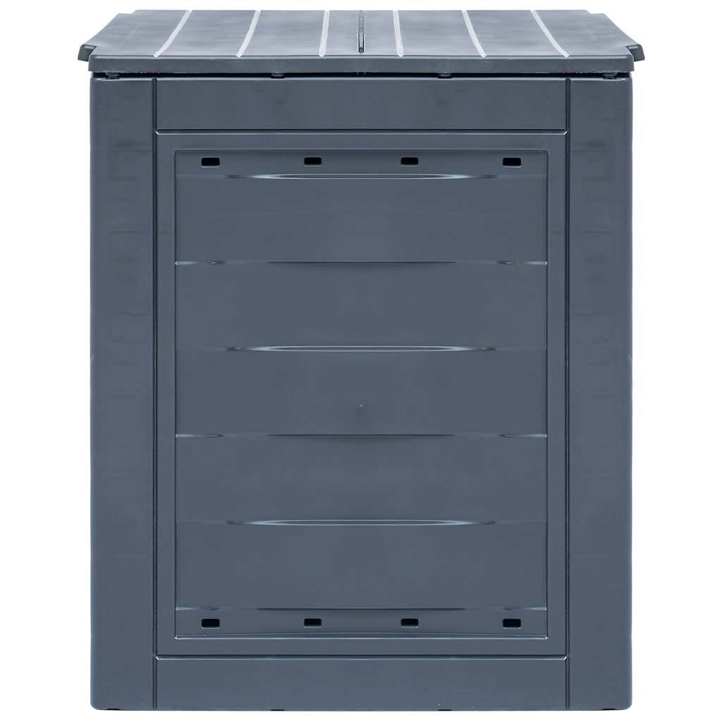 ComfortXL - Lot de 3 Composteurs Jardin Plastique aspect Rotin Très Grande Capacité 780L pour Déchets Verts Gris - ComfortXL Outdoor Living - Image 3