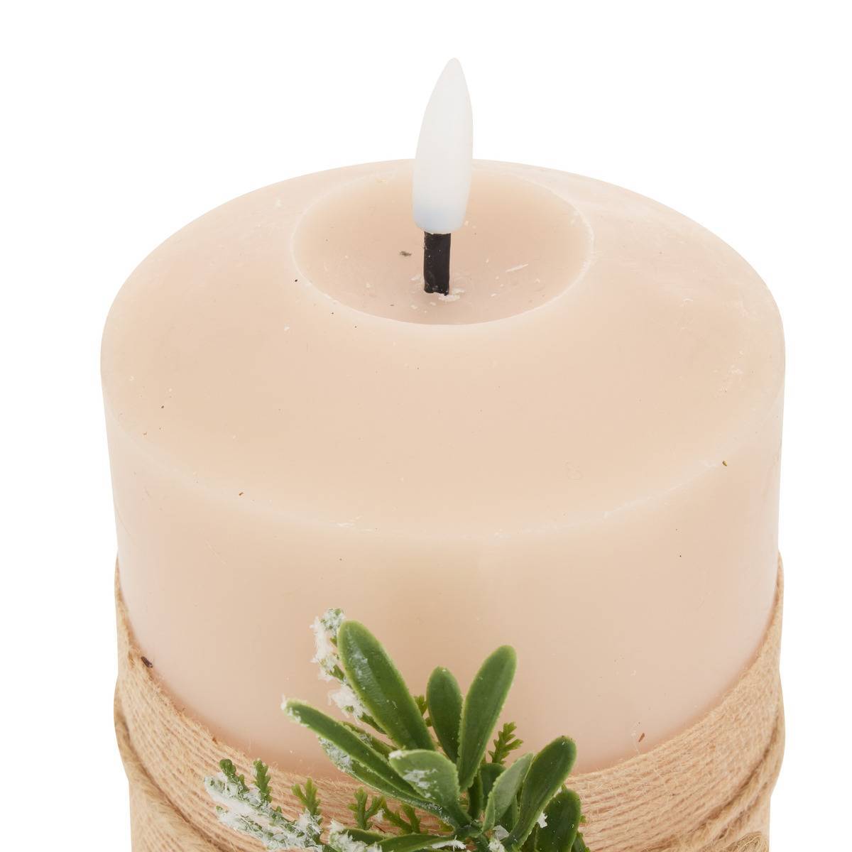 Feeric Christmas - Bougie LED Lupa beige H. 15 cm - Feeric Lights & Christmas - Image 2