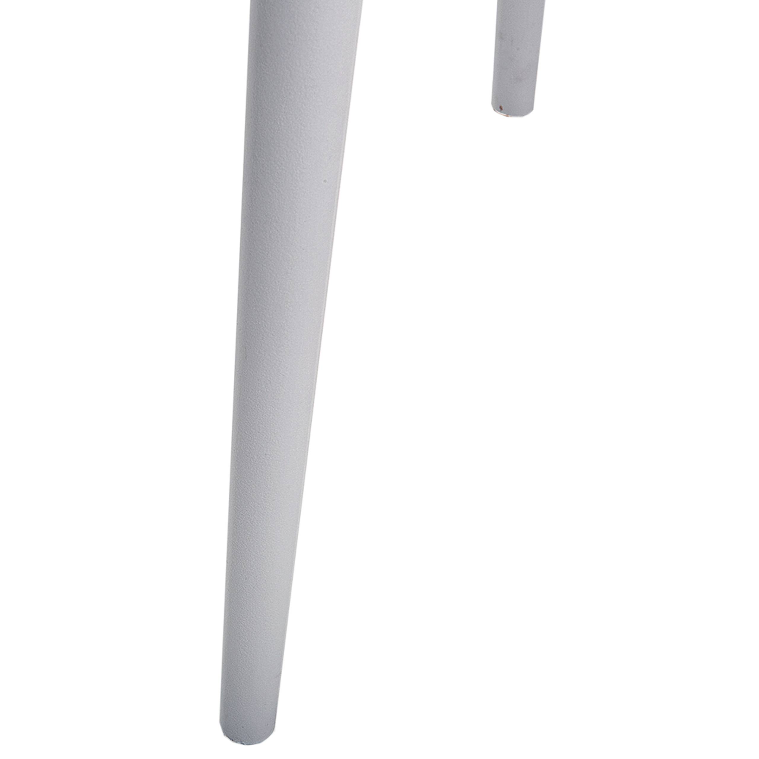 Beliani - Chaise d'Intérieur et d'Extérieur en Plastique Gris Clair Empilable et Résistante pour Salon Salle à Manger ou Jardin au Style Moderne Beliani - Image 5