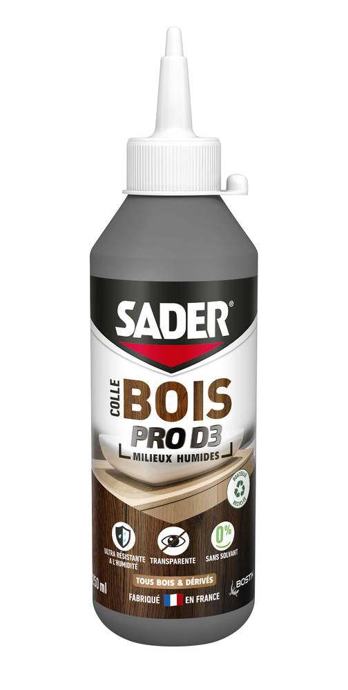 Sader - SADER COLLE BOIS PRO D3 BIB 250GR - Image 1