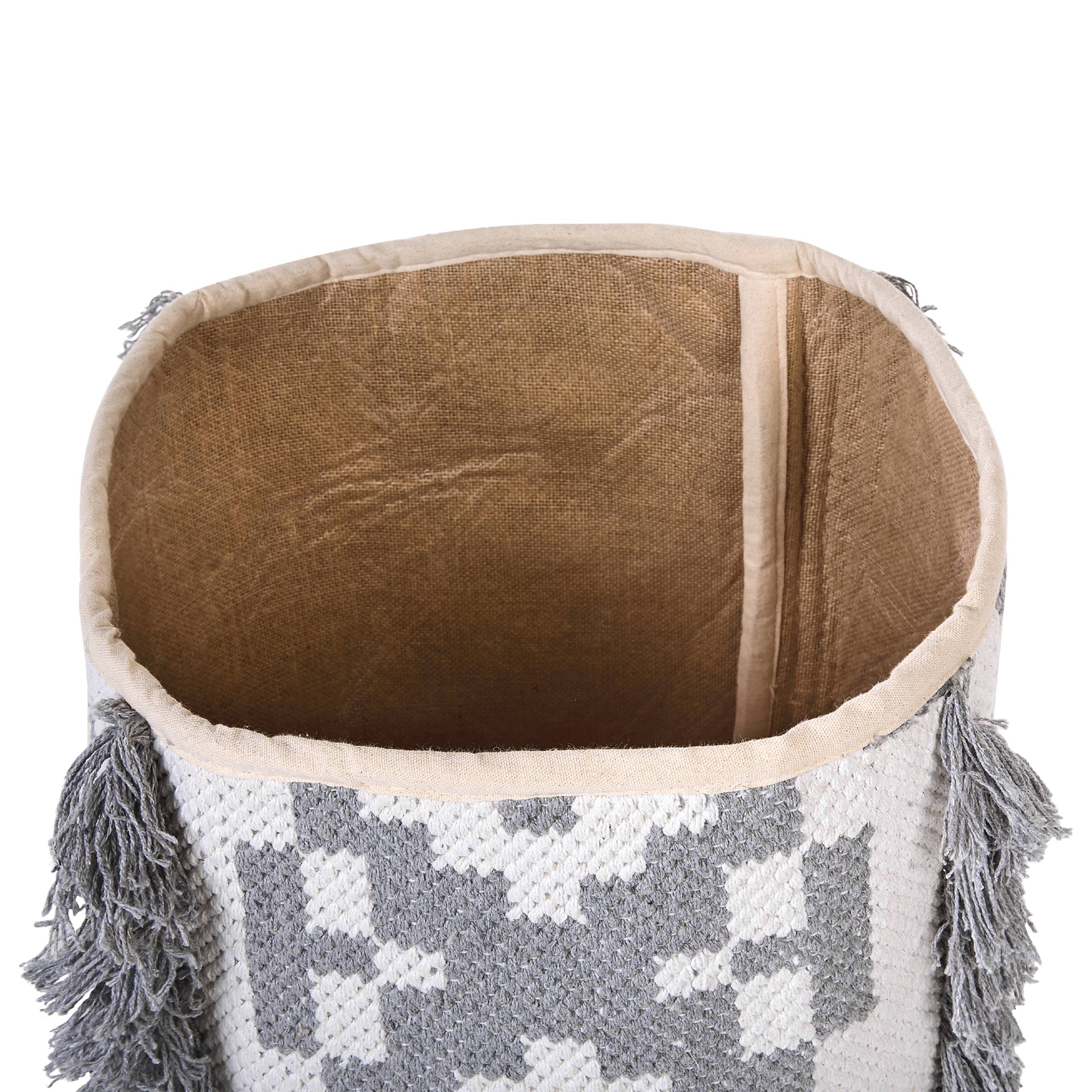 Beliani - Corbeille Coton Gris KALAI - Beliani - Image 6