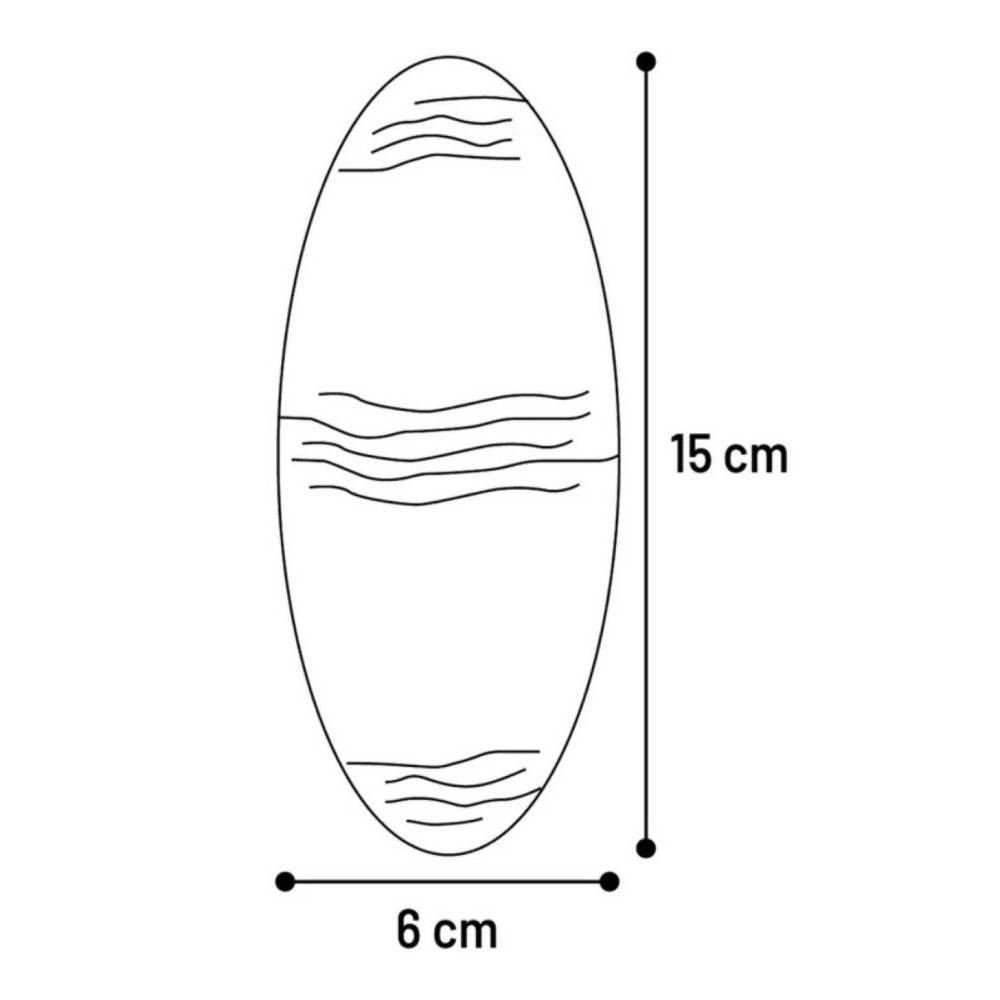 Un Os de seiche blanc  15 cm avec support pour oiseaux - Image 3