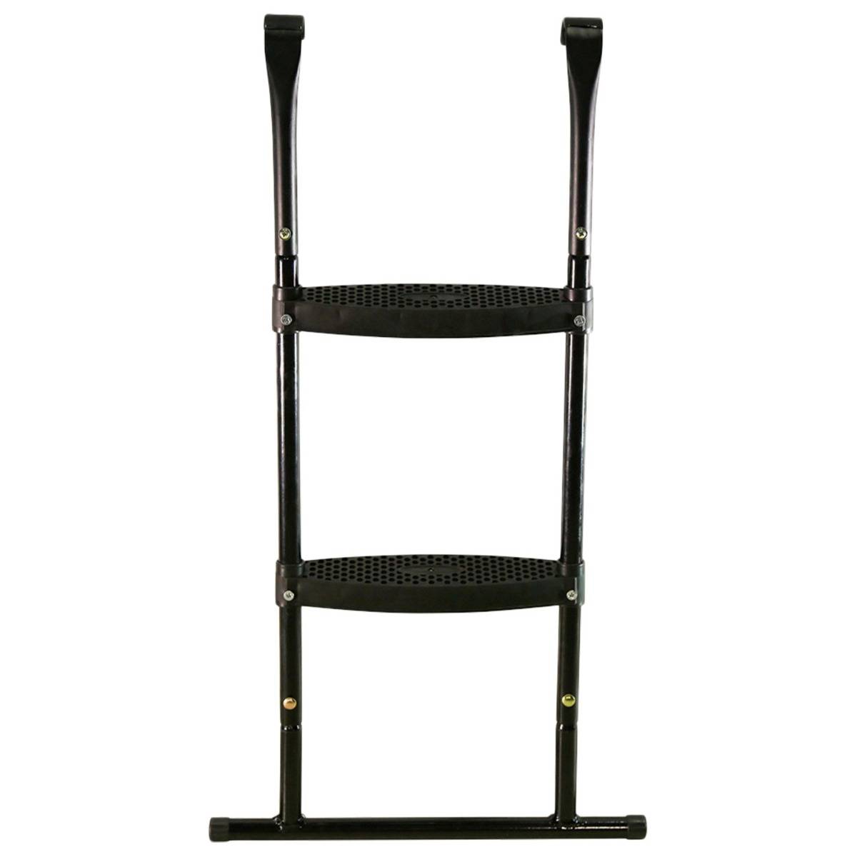 Kangui Trampoline De Jardin JUMPI 250-430 Cm – Avec Filet De Sécurité, Échelle Et Coussin – Modèles Taupe/Vert