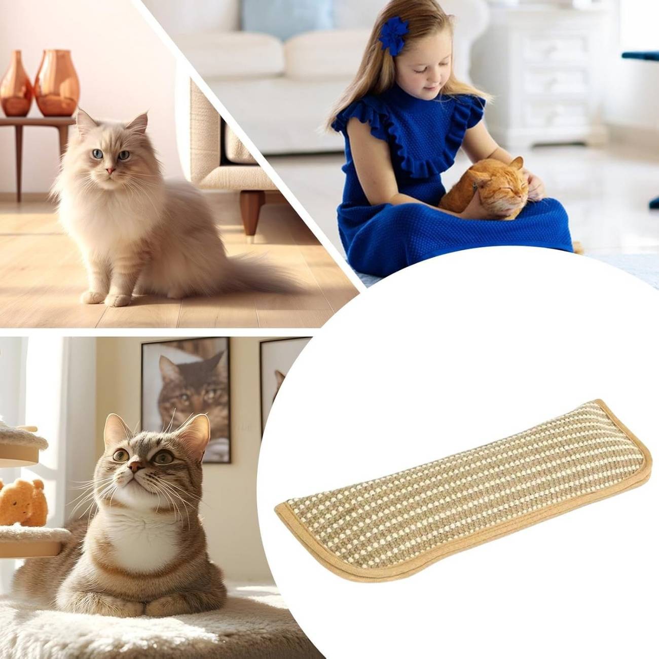 Jouets pour chats avec herbe à chat : griffoirs à mâcher - divertissent les chatons et soulagent l'ennui  DtopbuyAge - Image 4