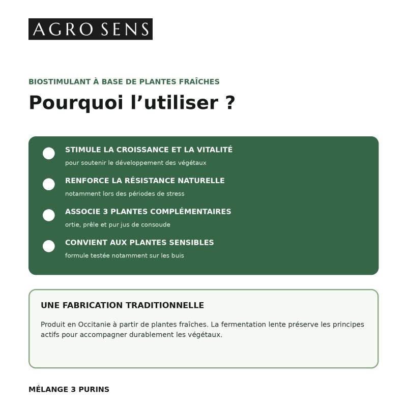 Mélange de 3 purins concentré, ortie, consoude et prêle - 5 Litres - Image 2