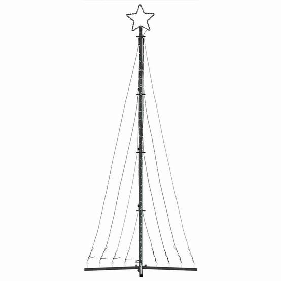 Sapin de Noël | Arbre de Noël à LED 447 LED blanc chaud 250 cm Maison Chic - Image 5