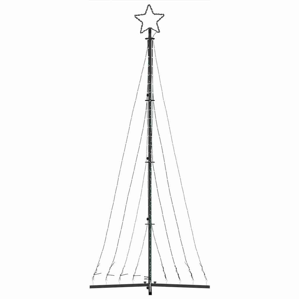 Sapin de Noël | Arbre de Noël à LED 447 LED blanc chaud 250 cm Maison Chic - Image 5