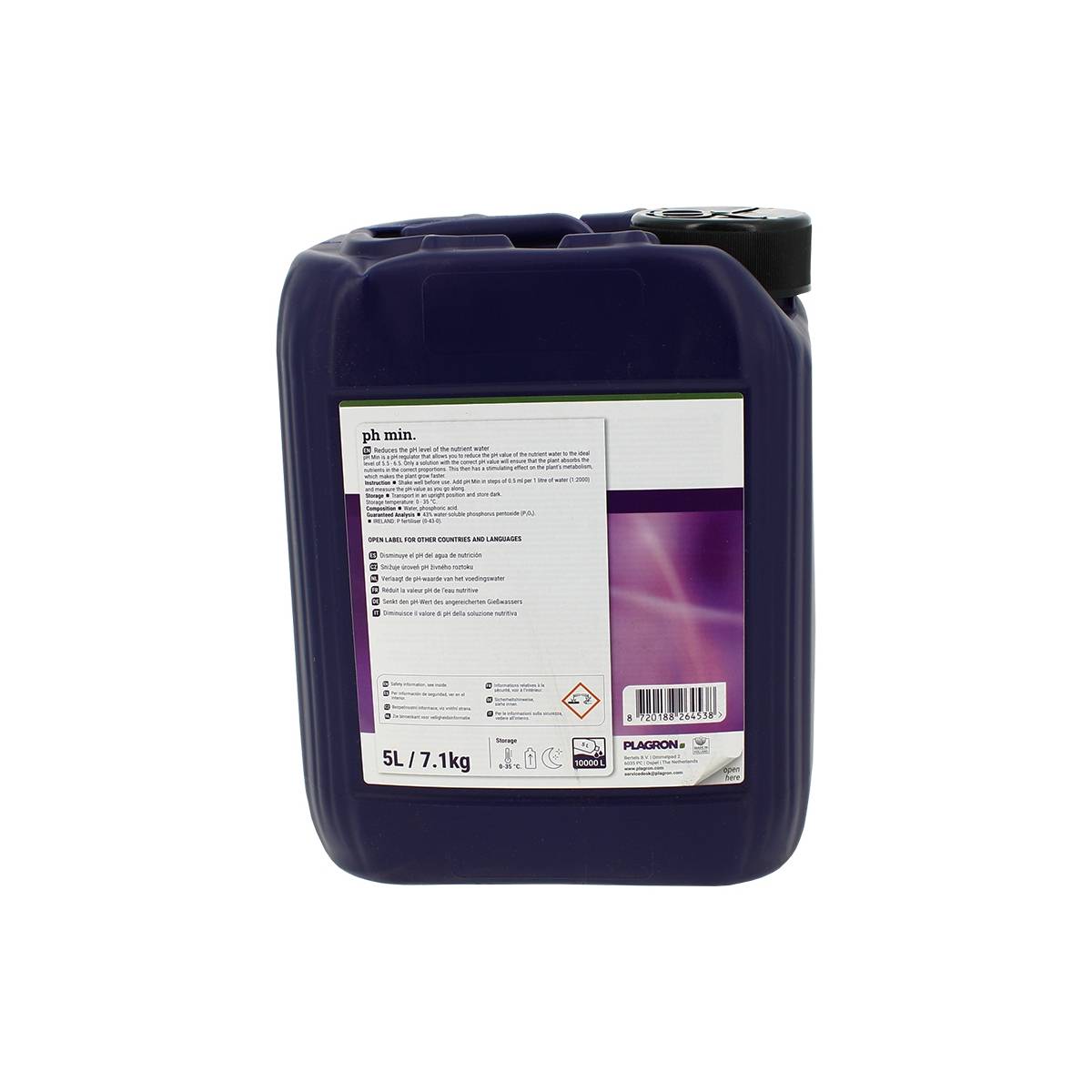 Solution de pH moins 5 litre - PLAGRON - Image 3