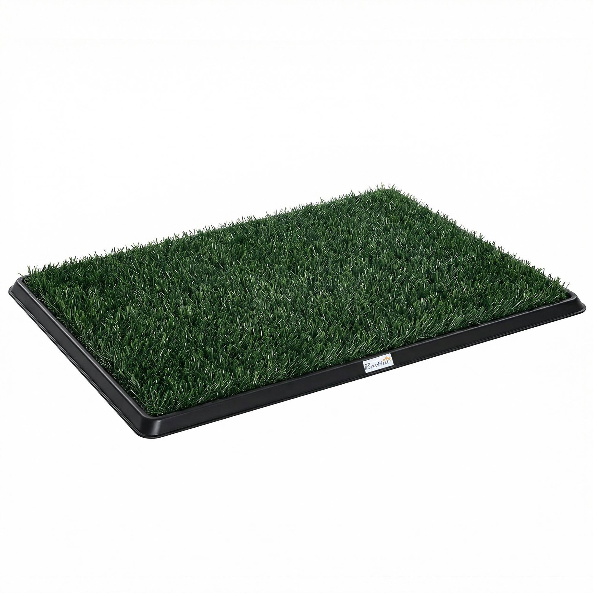 ComfortXL - Toilette pour chien plastique 76 x 50,5 cm noir vert balcon intérieur apprentissage propreté avec gazon - Image 10