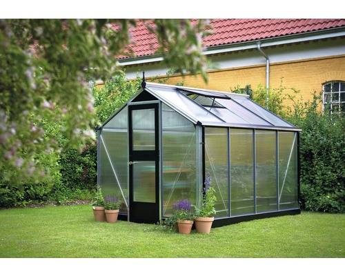Juliana - Serre en polycarbonate 6,6 m² Compact, aluminium - Juliana - Image 5