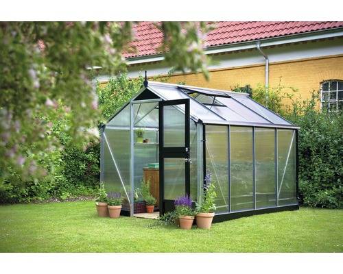 Juliana - Serre en polycarbonate 6,6 m² Compact, aluminium - Juliana - Image 6