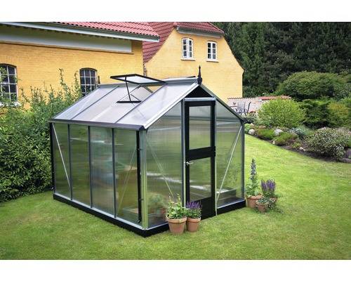 Juliana - Serre en polycarbonate 6,6 m² Compact, aluminium - Juliana - Image 1