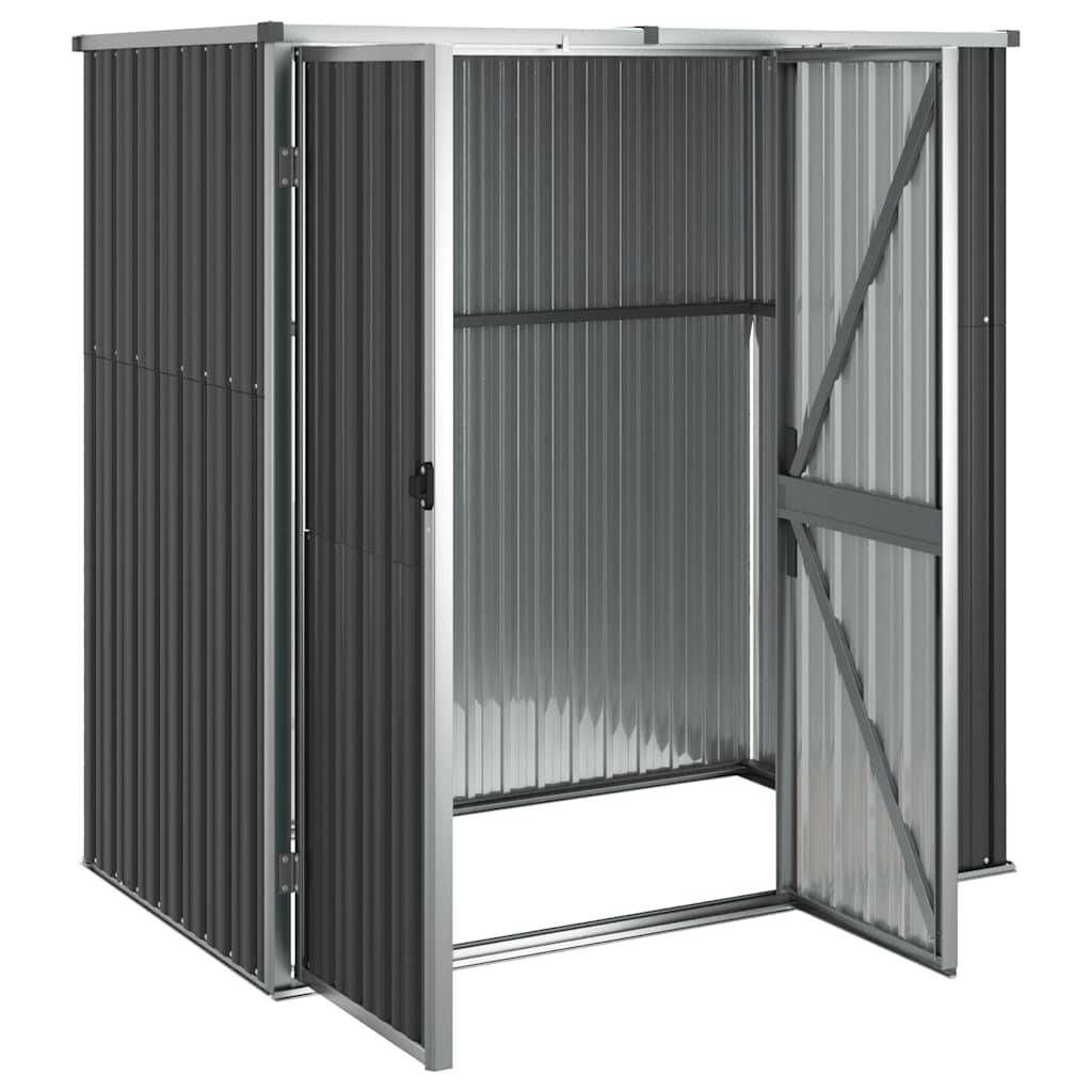 Vidaxl - Abri à outils de jardin anthracite 161x89x161cm Métal galvanisé vidaXL 316211 - Image 5