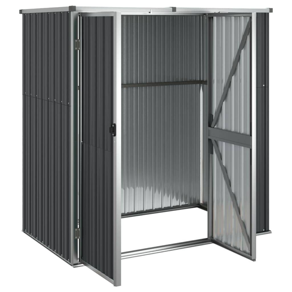 Vidaxl - Abri à outils de jardin anthracite 161x89x161cm Métal galvanisé vidaXL 316211 - Image 5