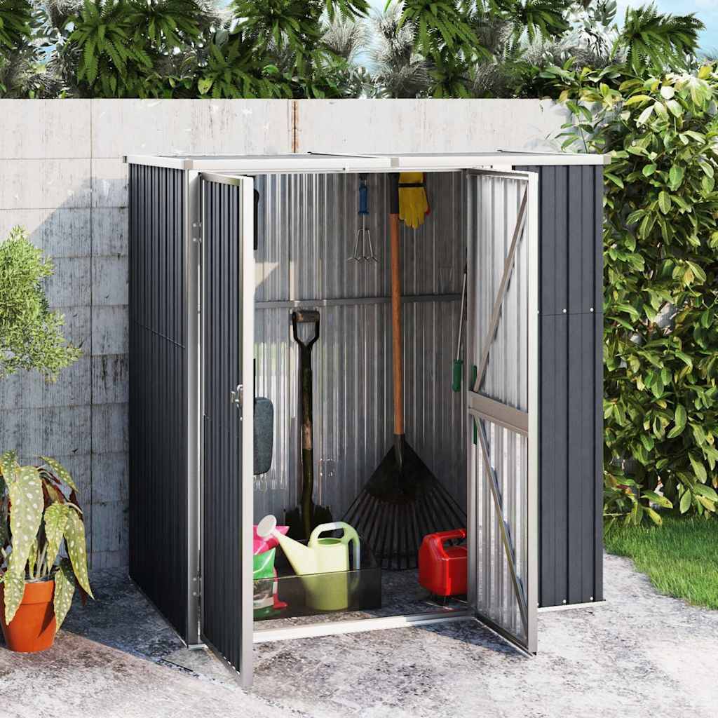 Vidaxl - Abri à outils de jardin anthracite 161x89x161cm Métal galvanisé vidaXL 316211 - Image 1