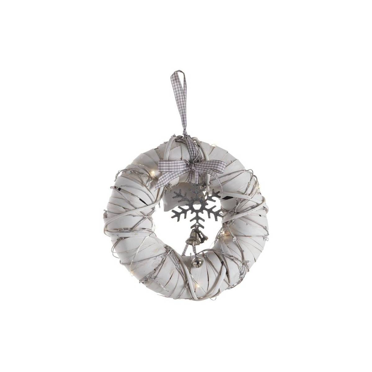 Aubry Gaspard - Couronne de porte lumineuse en bois - Image 1