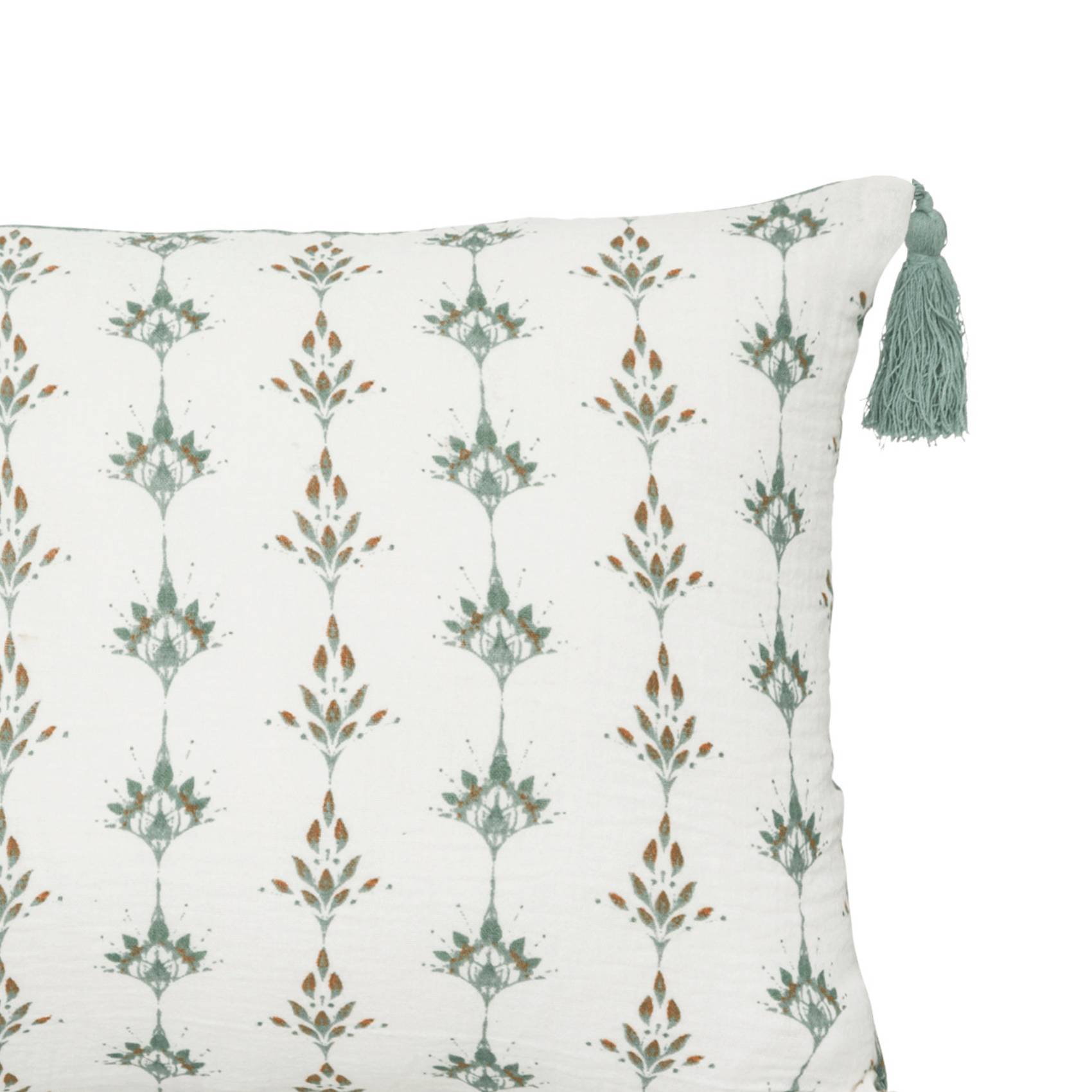 Atmosphera - Coussin en coton à pompons - ATMOSPHERA - Image 4