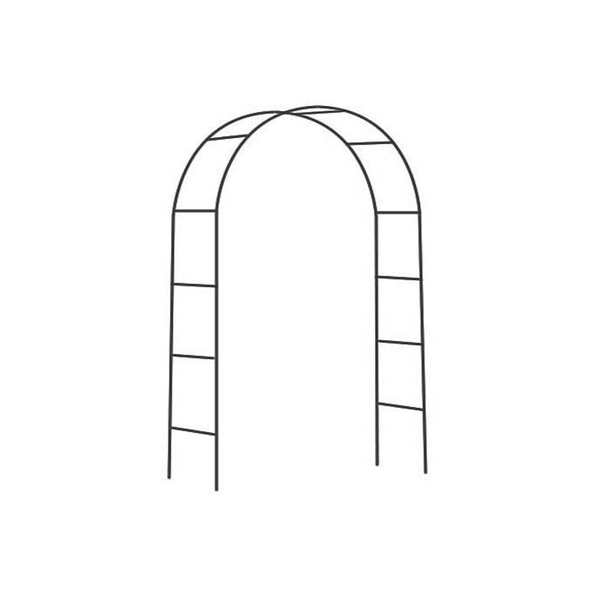 Gardman - Arche déco en fer noir Atea Unitaire Gardman - Image 1