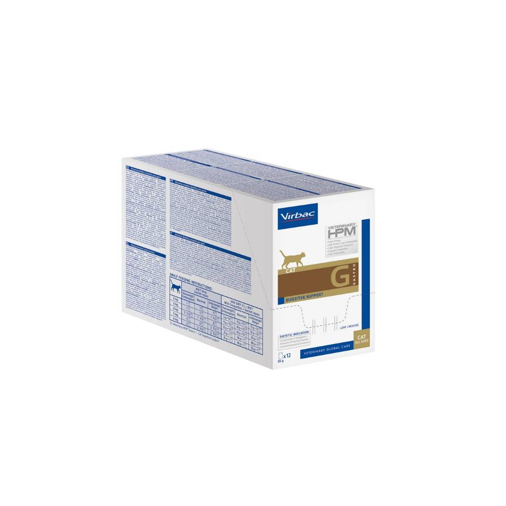 Vet Hpm Chat Digestive Support 12*85 g - Image 1