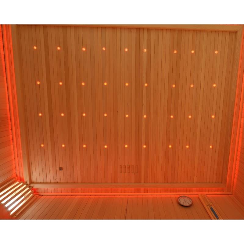 Sauna finlandais Nordica® Vapeur V56 (5 à 6 places) - 203 x 162 x H.200 - Image 6
