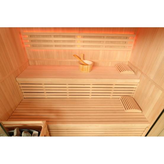 Sauna finlandais Nordica® Vapeur V56 (5 à 6 places) - 203 x 162 x H.200 - Image 4
