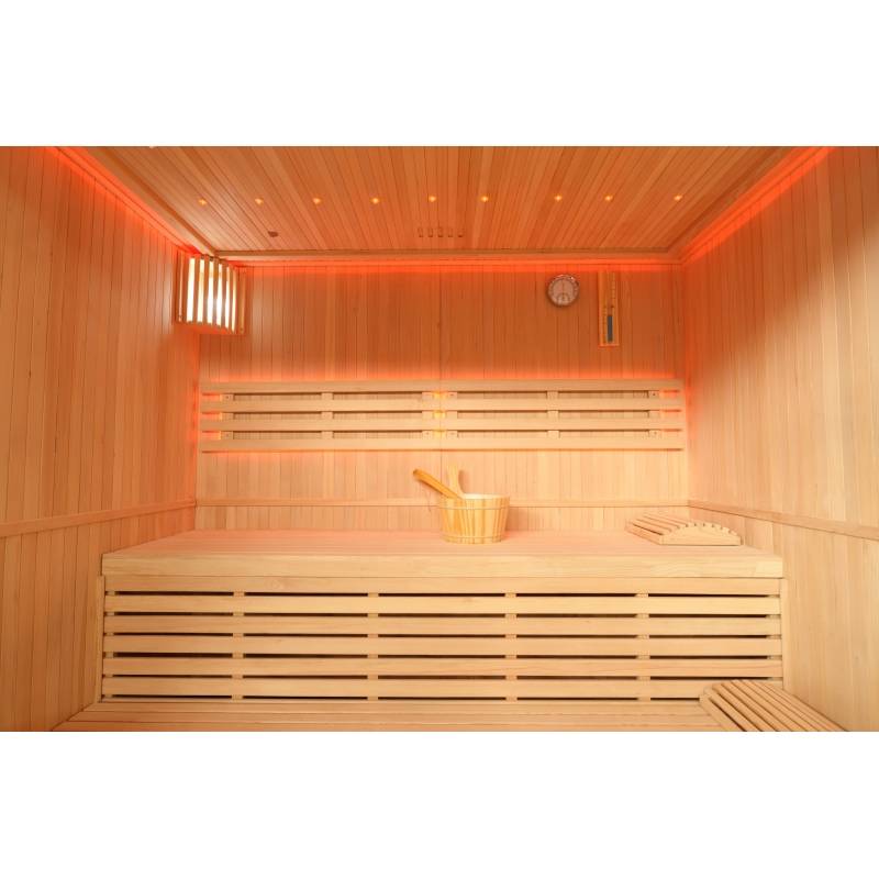 Sauna finlandais Nordica® Vapeur V56 (5 à 6 places) - 203 x 162 x H.200 - Image 5