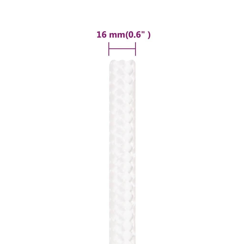 Corde de bateau Blanc complet 16 mm 250 m Polypropylène Maison Chic - Image 6