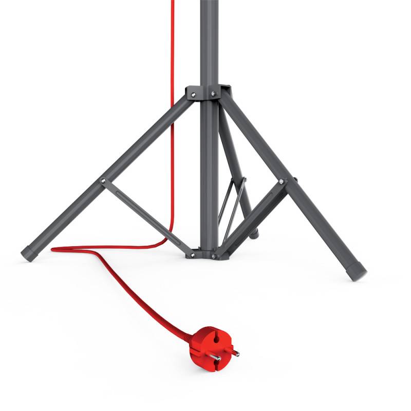 Xanlite - Projecteur de chantier secteur 230 V Trépied 1 tête 20W 1600 LM 6500 K Projection 40 M IP 44 - PR20WT - Image 6