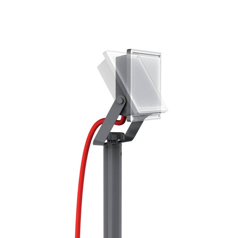 Xanlite - Projecteur de chantier secteur 230 V Trépied 1 tête 20W 1600 LM 6500 K Projection 40 M IP 44 - PR20WT - Image 7