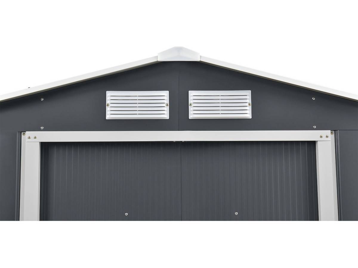 Habitat Et Jardin - Abri De Jardin Métal "vegas" - 7,06 M² - Gris -habitat Et Jardin - Image 3