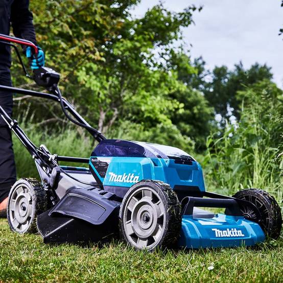 Tondeuse auto-tractée 36V 36V (2X18V LXT) - MAKITA - avec 4 batteries 18V 5.0Ah - DLM532PT4 - Image 8