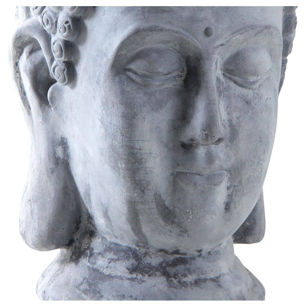 Aubry Gaspard - Tête de Bouddha fibre de ciment - Image 4