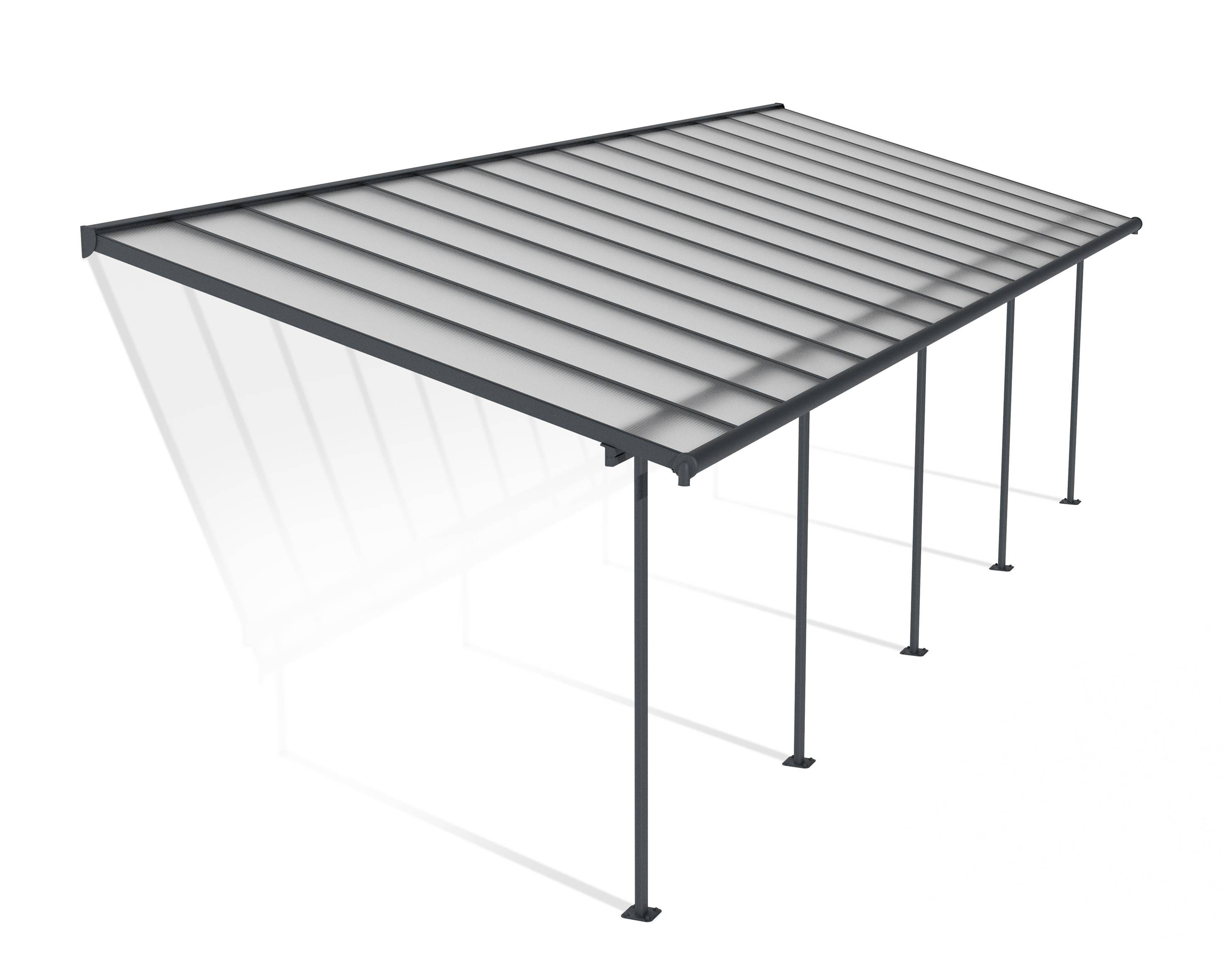 Canopia - Canopia Pergola Sierra 3X9,2 Grise - Image 1