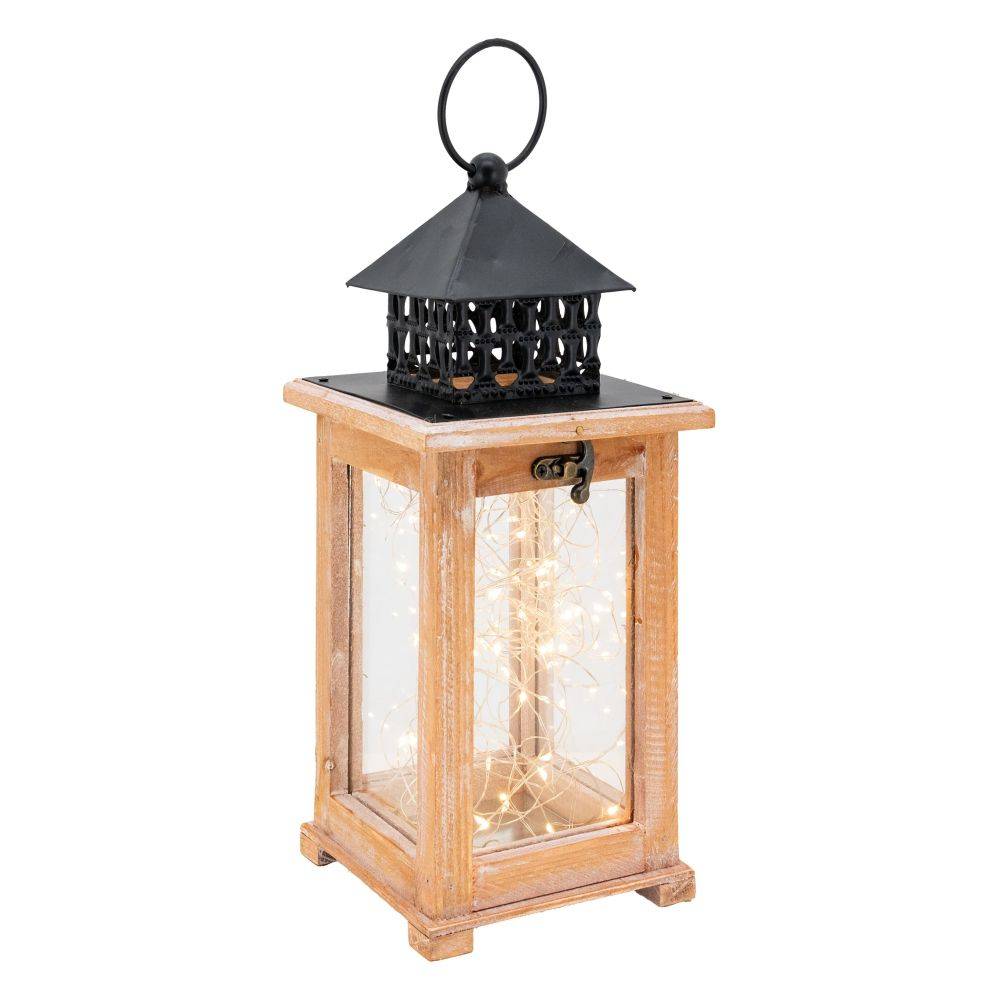 Aubry Gaspard - Lanterne de table en pin naturel - Image 2