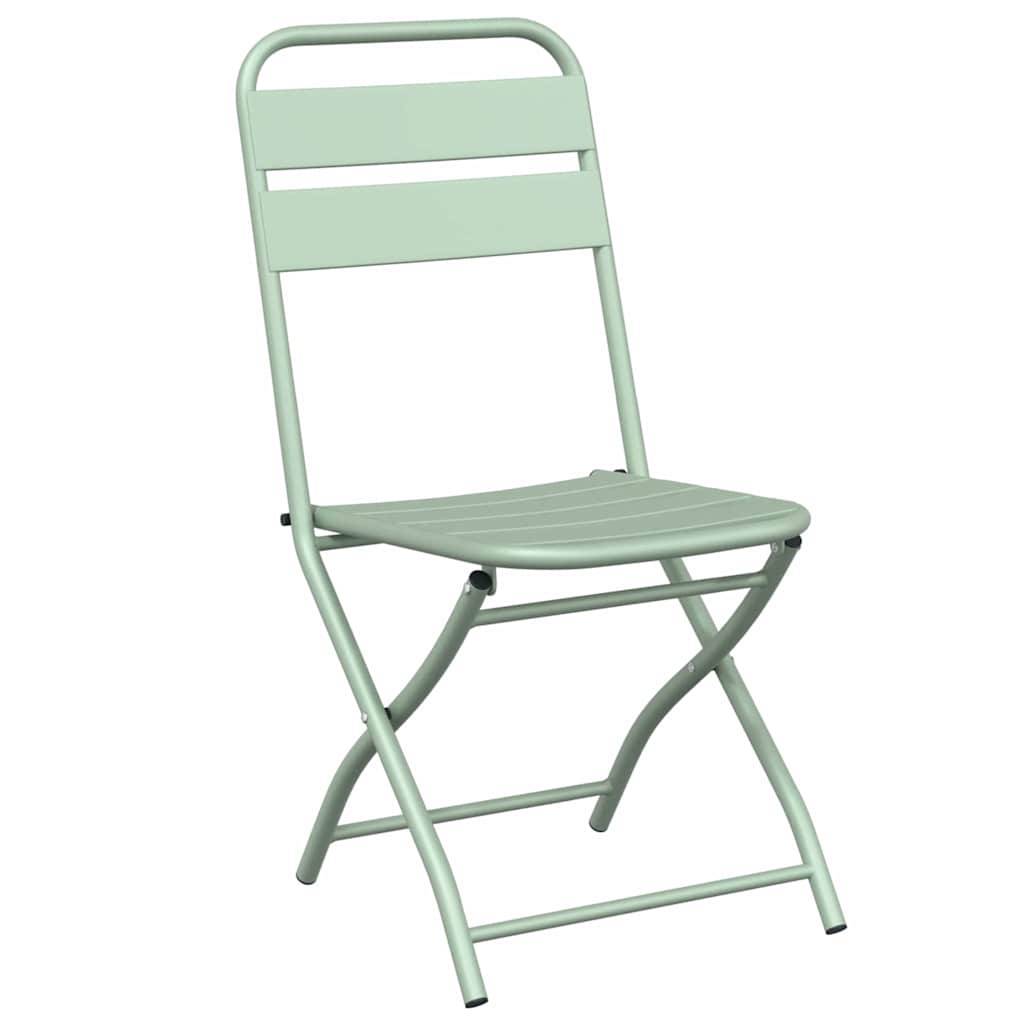 Prolenta Premium - Chaises de jardin acier vert 42 x 52 x 82 cm - Prolenta premium p379.3 - Image 4