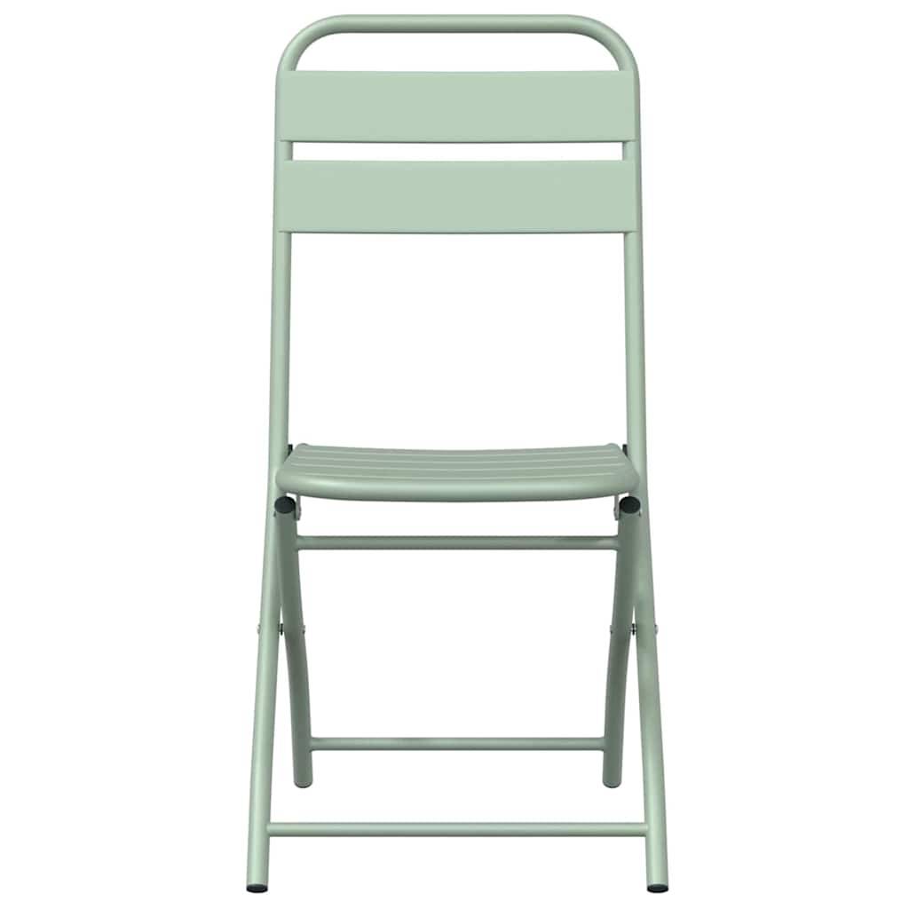 Prolenta Premium - Chaises de jardin acier vert 42 x 52 x 82 cm - Prolenta premium p379.3 - Image 5