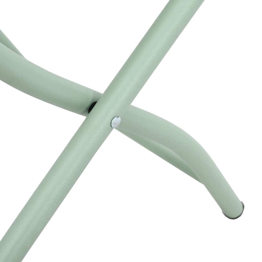 Prolenta Premium - Chaises de jardin acier vert  42 x 52 x 82 cm  - Prolenta premium p379.3 - Image 8