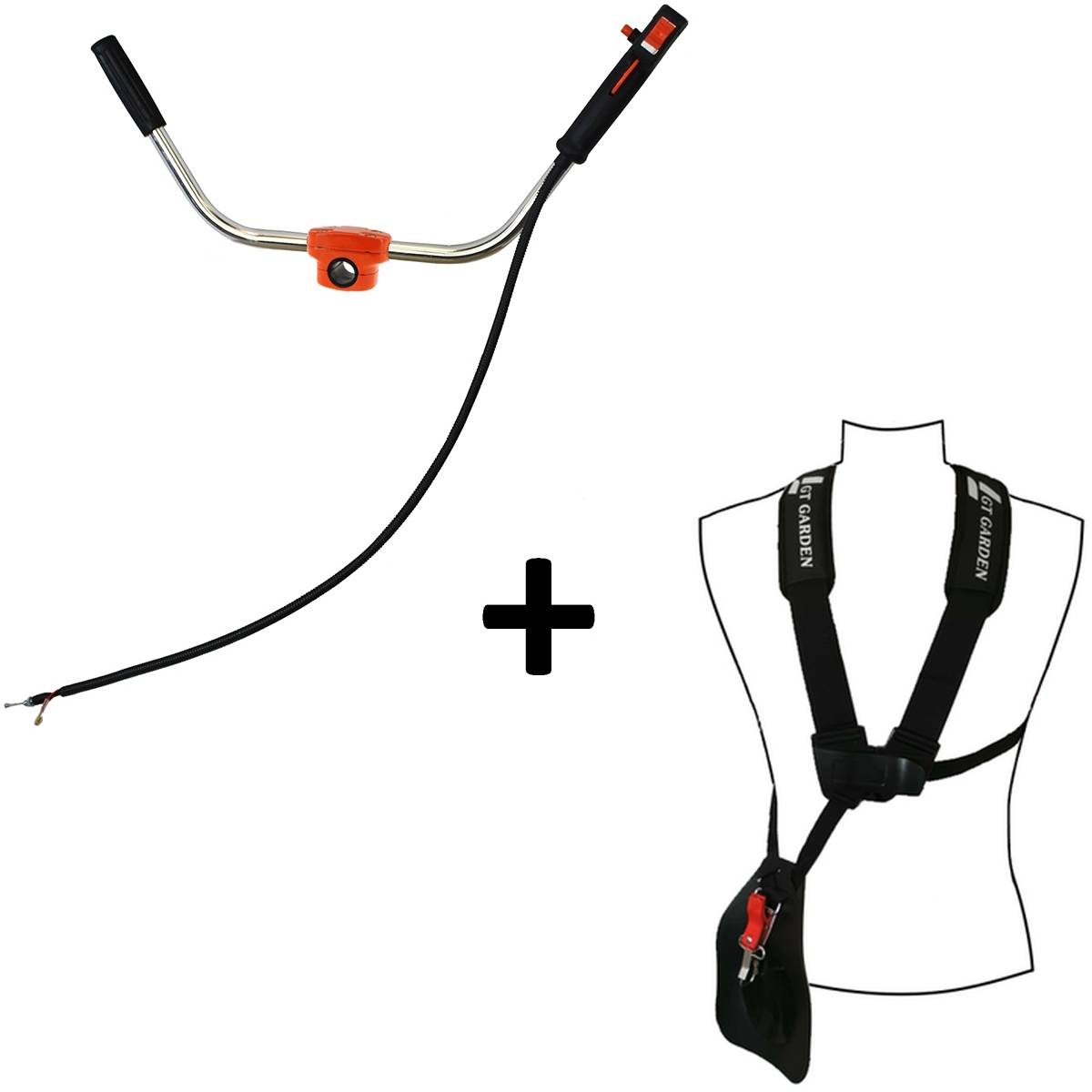 Gt Garden - Guidon et harnais pour multifonction 4 en 1 - GT GARDEN