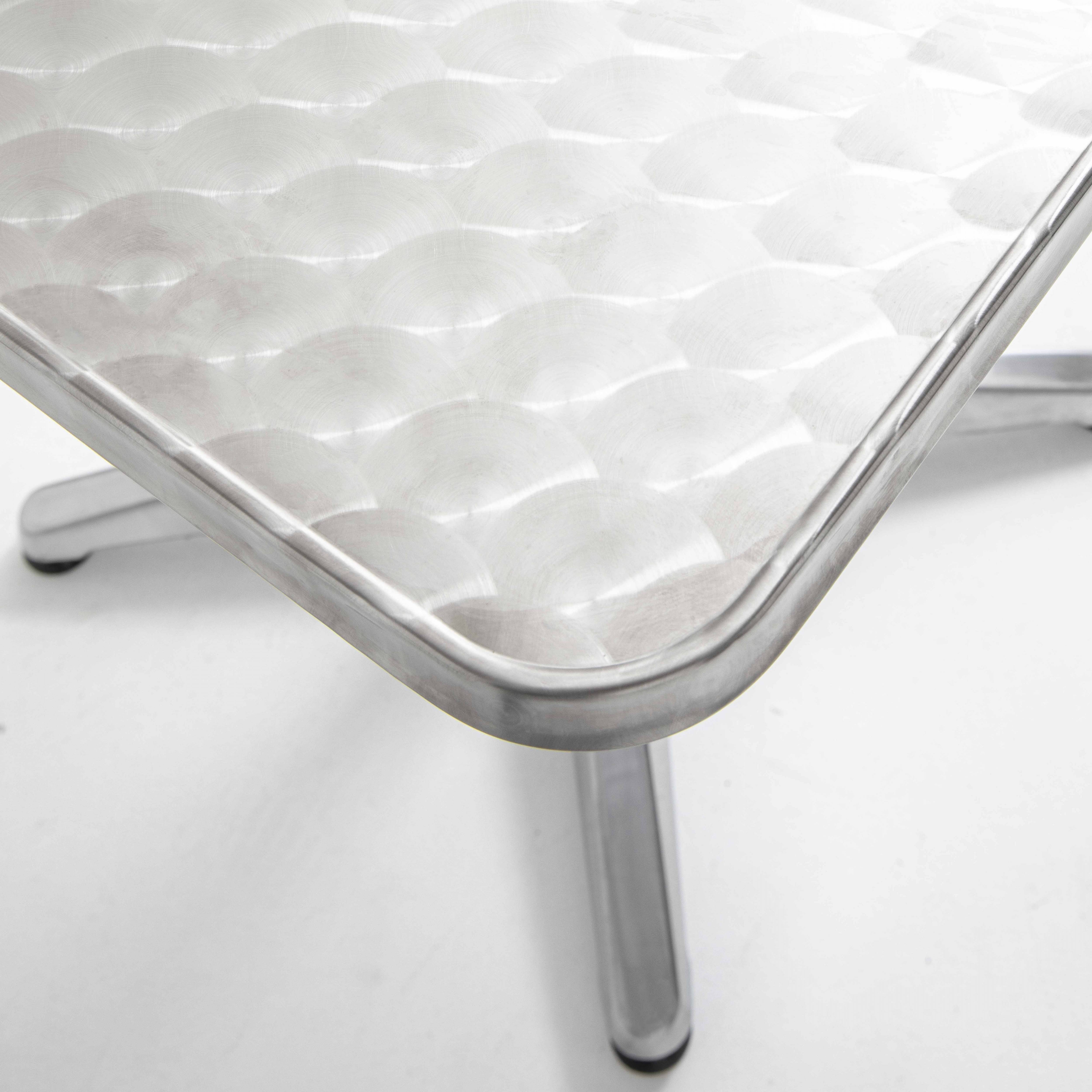 Oviala - Table de jardin carrée en aluminium pliante Brixson - Oviala - Image 5