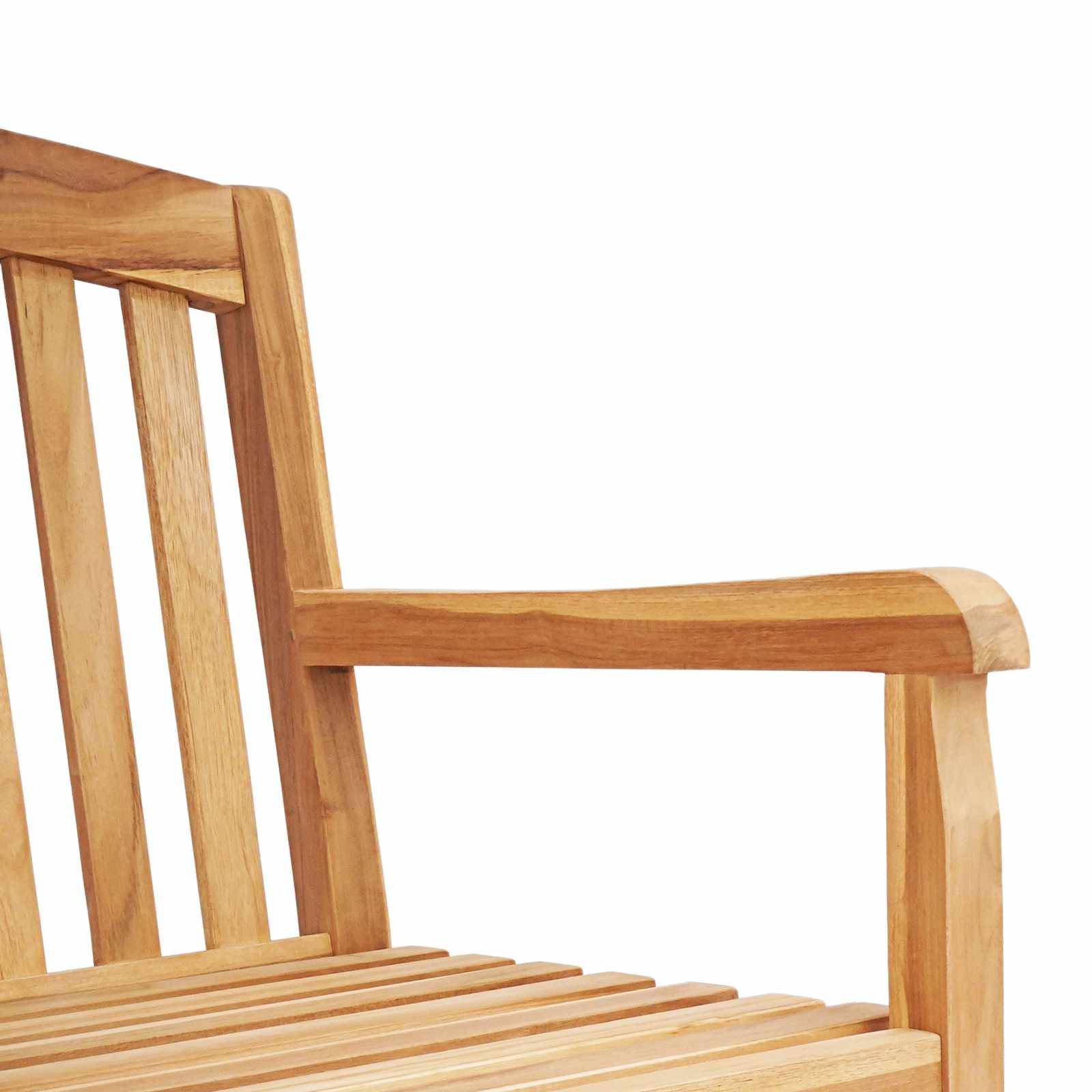PANGIVO - Banc de jardin bois de teck naturel 150 x 60 x 90 cm, Poids:23.95kg - PANGIVO - Image 6