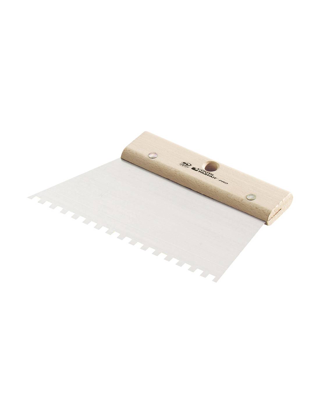 Couteau à Colle Carré 20cm Denture Grosse - L'outil Parfait