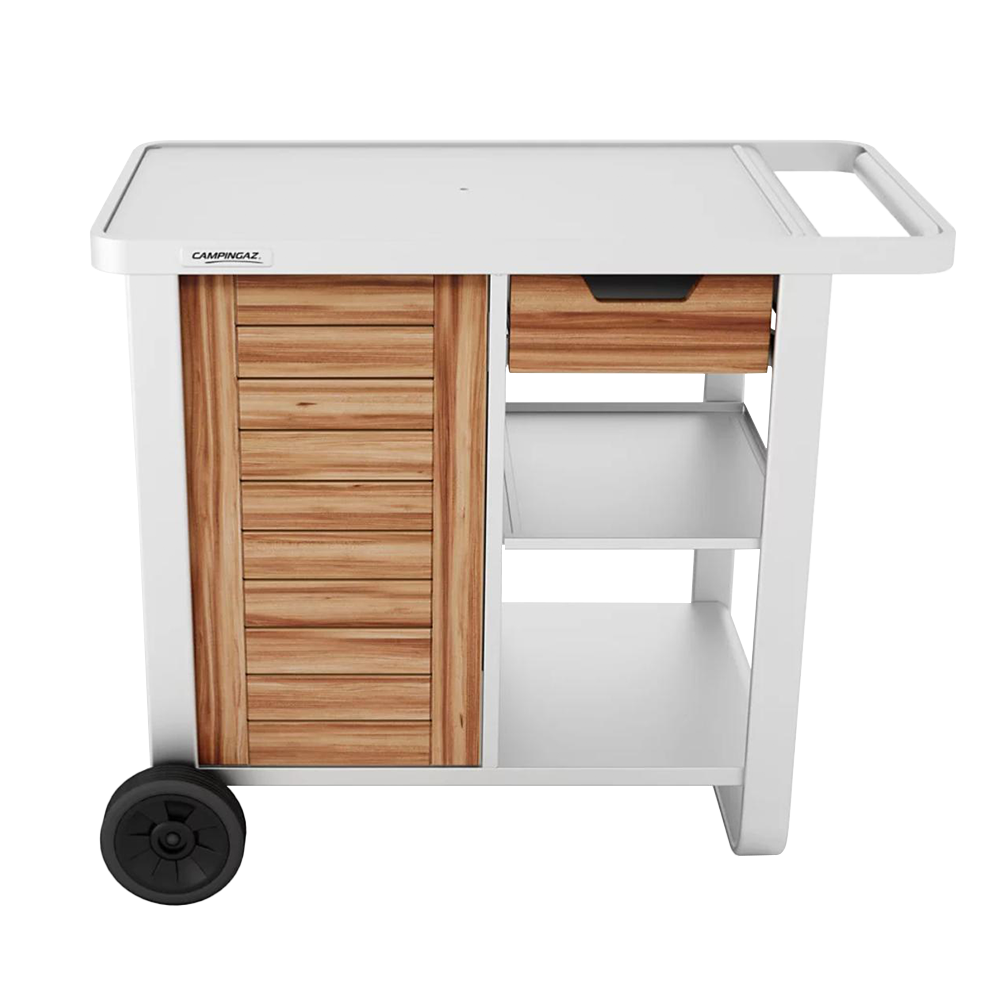 Desserte Woody Deluxe pour plancha 2 et 3 brûleurs - Image 1