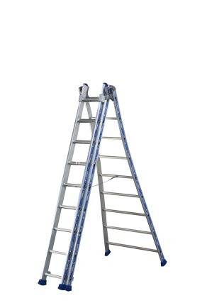 Echelle PLATINIUM transformable 3 plans 5.80M 3x7 échelons | 02443607 - Tubesca - Image 5