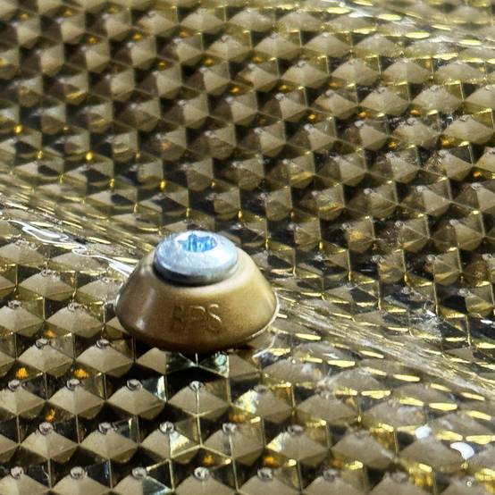 MK PC DIAMONDS vis galvanisées M5 x 50 mm pour bois avec rondelle d'étanchéité en bronze, pour revêtement en polycarbonate, 50 pièces - Image 2